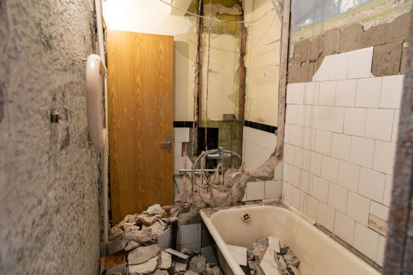 Shower Tile Demolition in Rockford